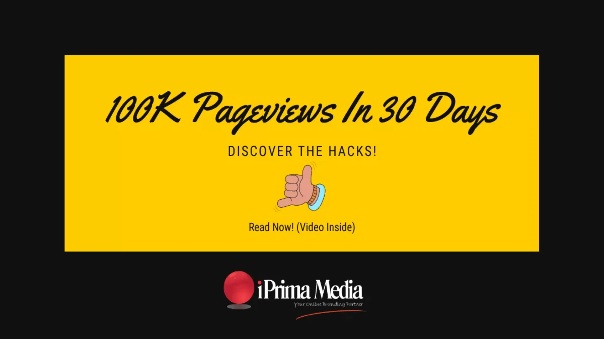 100K Pageviews