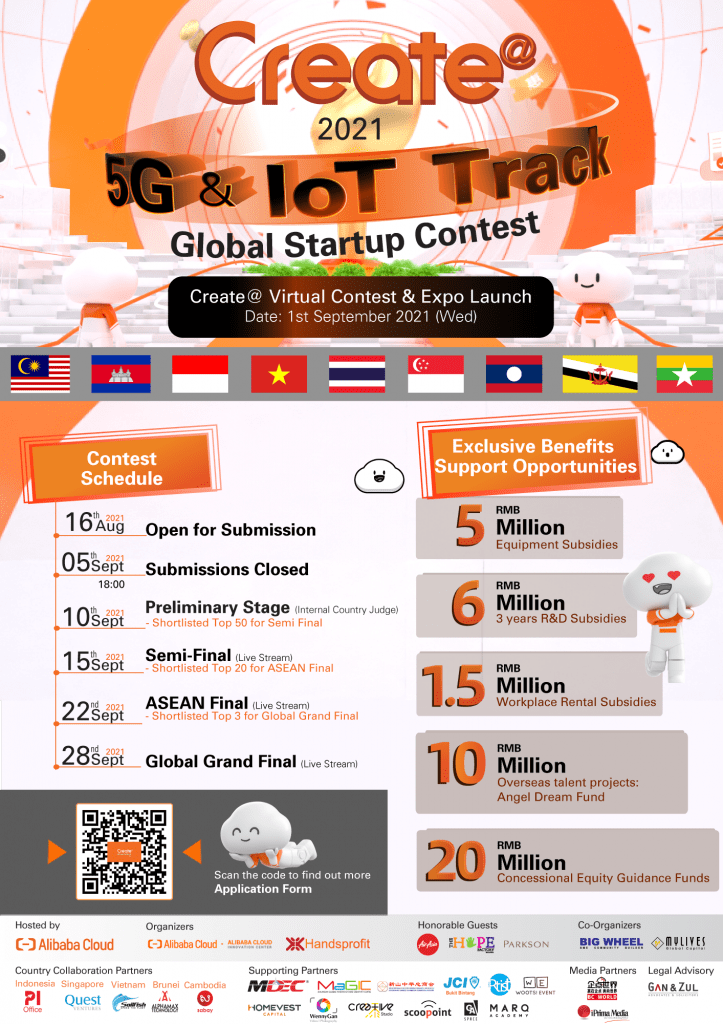 Create@Alibaba Cloud Global Startup Contest 2021!