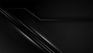 Dark Black Background With Silver Lines