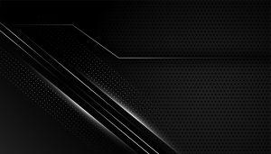 Dark Black Background With Silver Lines