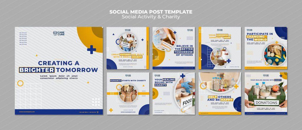 social media template