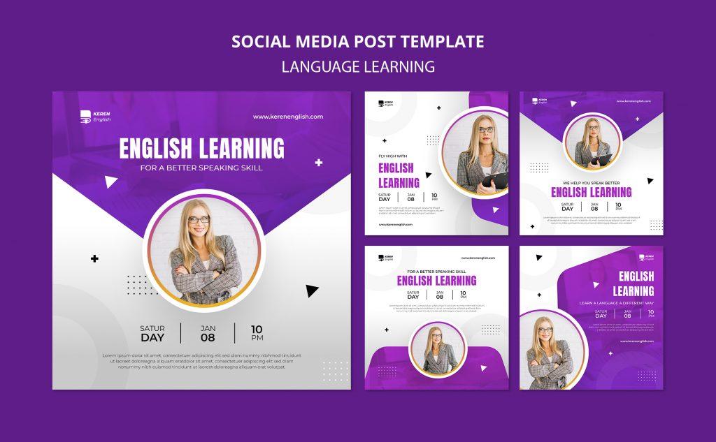 social media template