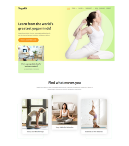 Single Page Website Template 4