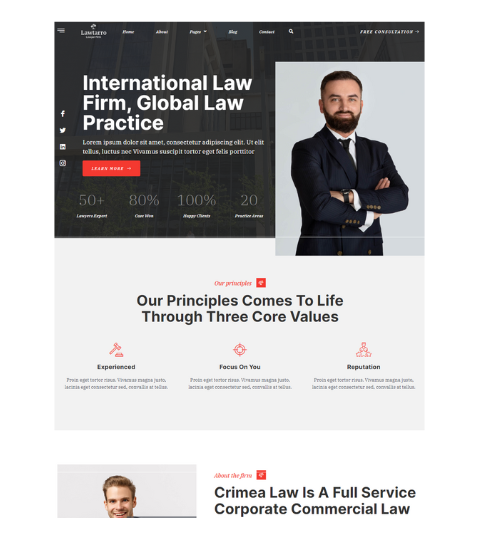 Web Design Template 8