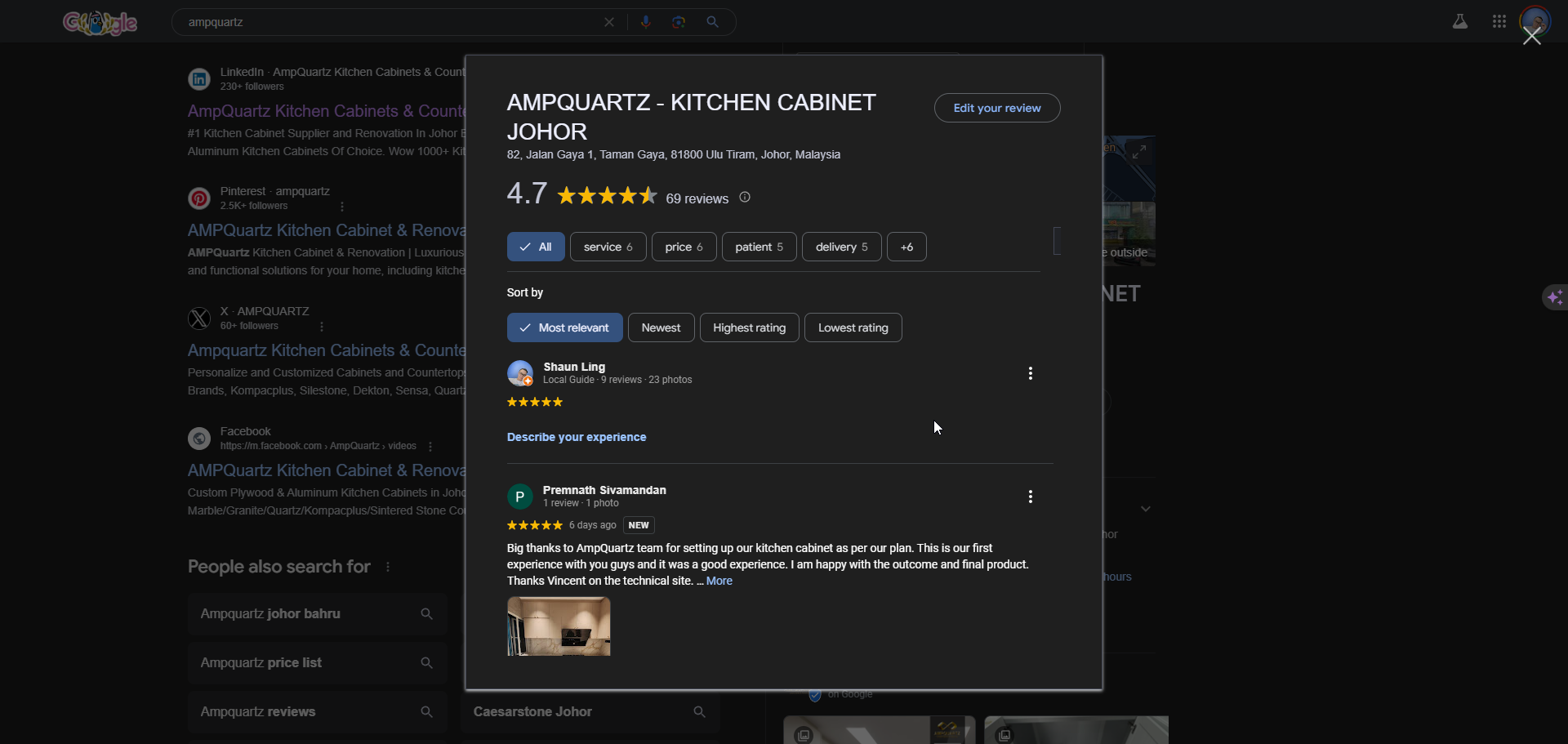 google review for local seo