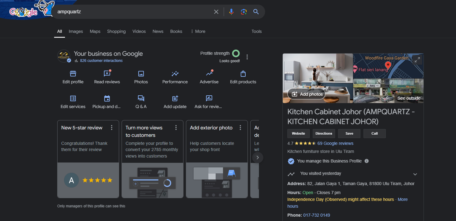 GOOGLE BUSINESS PROFILE